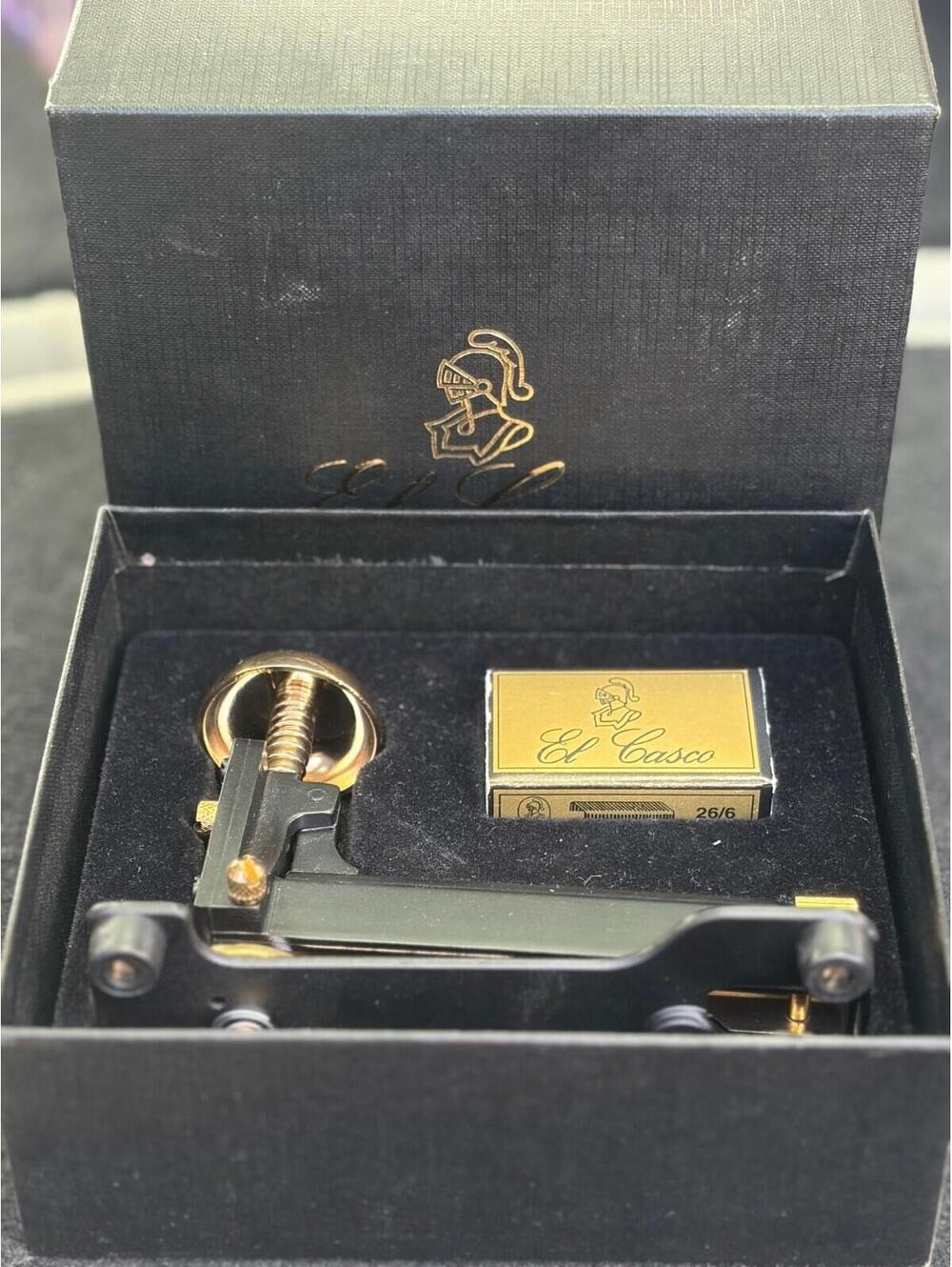 EL Casco Luxury Black and Gold M10 LN Stapler Made In Spain New